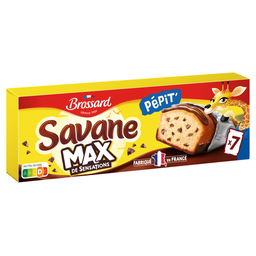 BROSSARD Savane Max Pépit' Chocolate Chip Cakes 7 x 30 g