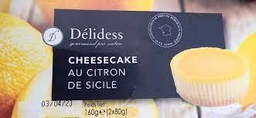 DELIDESS Cheesecake de limão X2