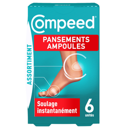 COMPEED Surtido de apósitos para ampollas 6 apósitos