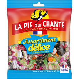 PIE QUI CHANTE Bonbons Assortiment Délice LA PIE QUI CHANTE - Sachet de 250g