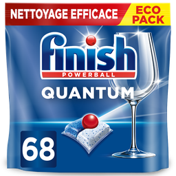 FINISH Powerball Cápsulas para máquina de lavar loiça Quantum 68 cápsulas