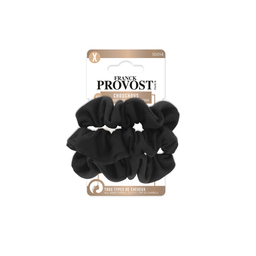 FRANCK PROVOST Hair Scrunchies x3 black and colors, pack of 3