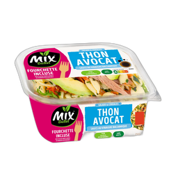 MIX Salade & céréales thon avocat vinaigrette balsamique 1 part 250 g