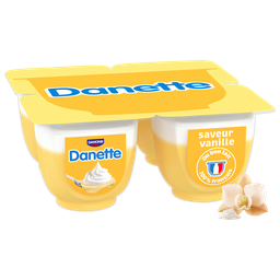DANETTE Danone Liégeois Vanilla 4x100g