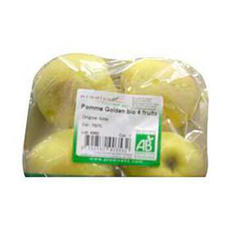 FRUITS Organic Golden Dorella Apple 4 fruits