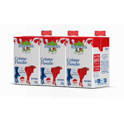 FAIRE FRANCE Nata entera líquida UHT 30% MG 3 x 20 cl