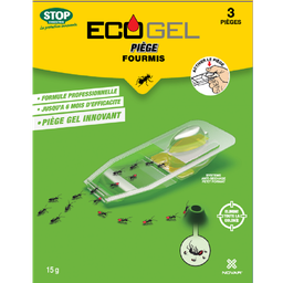 STOP INSECTES Pièges à fourmis ecogel STOP INSECTES,x3 TP18