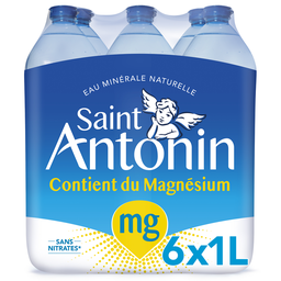 SAINT ANTONIN Agua mineral natural sin gas 6 x 1 L