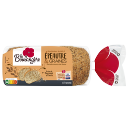 LA BOULANGERE Pan de Espelta, Semillas de Girasol y Amapola 270 g