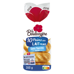LA BOULANGERE Panecillos de leche sin azúcares añadidos 350 g