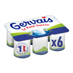 GERVAIS Petit Suisse Nature 9,5% MG 6x60g