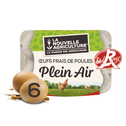 LA NOUVELLE AGRICULTURE Œufs de Plein Air Label Rouge LA NOUVELLE AGRICULTURE