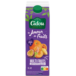 CIDOU Sumo multifrutas Un amour de fruits sem açúcares adicionados 1 L
