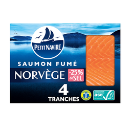 PETIT NAVIRE Atlantic Smoked Salmon Norway 120 g