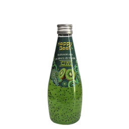 HAPPY BASIL Bebida de kiwi com sementes de manjericão 0.29 L