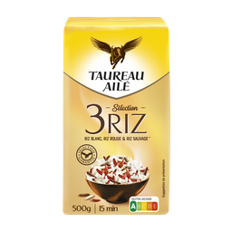 TAUREAU AILE Riz Long Blanc Rouge et Sauvage TAUREAU AILE