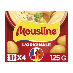 MOUSLINE Puré de batata 4x31,25 g