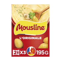 MOUSLINE Puré de batata L'Originale 3x65g