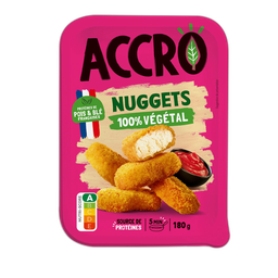 ACCRO Nuggets 100% végétal 10 pièces 180g