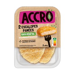 ACCRO Escalope panée 100% végétal 180g