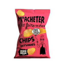 RAMDAM SOCIAL Old-fashioned wavy crisps with Guérande salt 125 g
