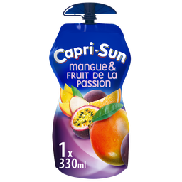 CAPRI-SUN Mango, Passion Fruit, Apple and Orange Drink 15 x 33 cl