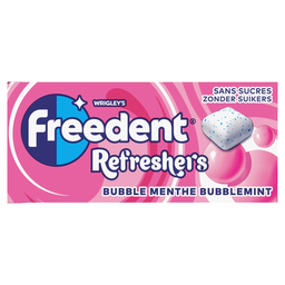 FREEDENT Refreshers Chewing-gum bubble menthe 8 cubes