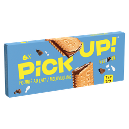BAHLSEN Biscuits pick up fourré chocolat lait