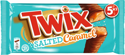 TWIX Galletas bañadas de caramelo con mantequilla salada 230g