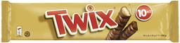 TWIX Barritas de chocolate con galleta y caramelo 10x50g