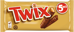 TWIX Barritas de chocolate con galleta y caramelo 5x50g