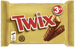 TWIX Barrita de Chocolate Galleta Caramelo 3x2x50g