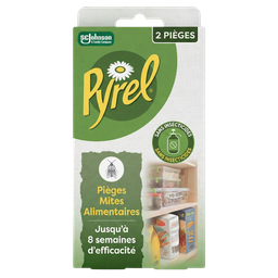 PYREL Piège anti-mites alimentaires sans parfum et sans insecticides 2 pièces