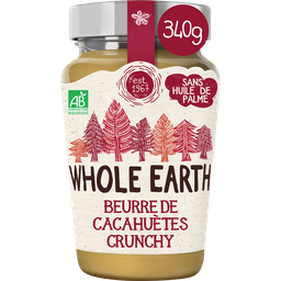 WHOLE EARTH Mantequilla de cacahuete crunchy 340 g