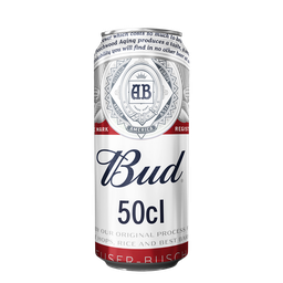 BUD Cerveza rubia lager 50 cl