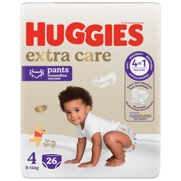 HUGGIES Extra care Couches culottes taille 4 (9- ) 26 pièces 14 kg