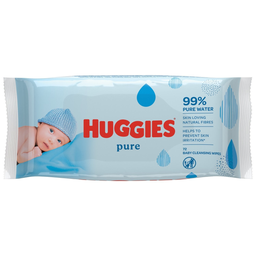 HUGGIES Lingettes bébé Pure 72 lingettes