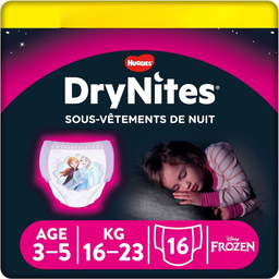 HUGGIES DryNites Culottes de nuit absorbantes Disney 3-5 ans 16 culottes