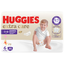 HUGGIES Extra Care Couches-culottes Taille 6 (15-25 kg) - Pack de 30