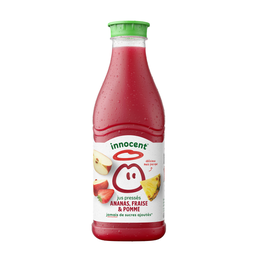 INNOCENT Pur jus réfrigéré ananas fraise pomme 900 ml