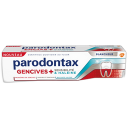 PARODONTAX Dentifrice blancheur gencives sensibilité et haleine 75ml