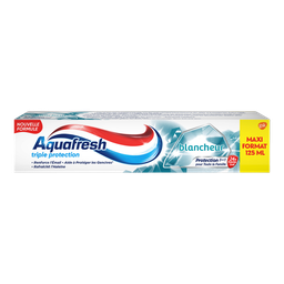 AQUAFRESH Pasta de Dientes Blanqueadora Triple Protección 125 ml
