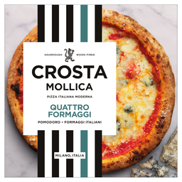 CROSTA & MOLLICA Pizza Quattro Formaggi Sourdough Wood-Fired 423 g