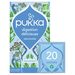 PUKKA Infusão Bio Digestion Délicieuse 20 saquetas 40 g