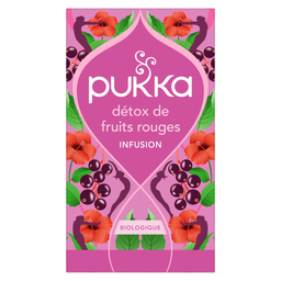 PUKKA Infusão Bio Detox Frutos Vermelhos 20 saquetas 34g