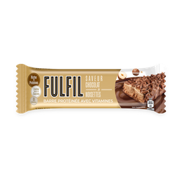FULFIL Barre protéinée avec vitamines chocolat noisettes