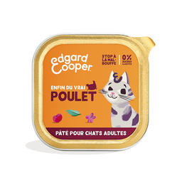 EDGAR & COOPER Pâté au poulet pour chats adultes 85