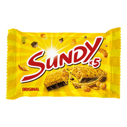 SUNDY Barrinhas crocantes de cereais e chocolate, 5 x 36 g