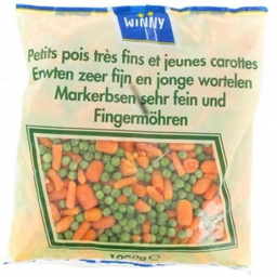 Mélange pois très fins et carottes surgelés 1 kg