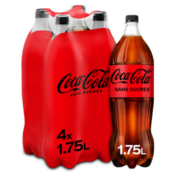 COCA-COLA Soda au Cola Zéro Sucres